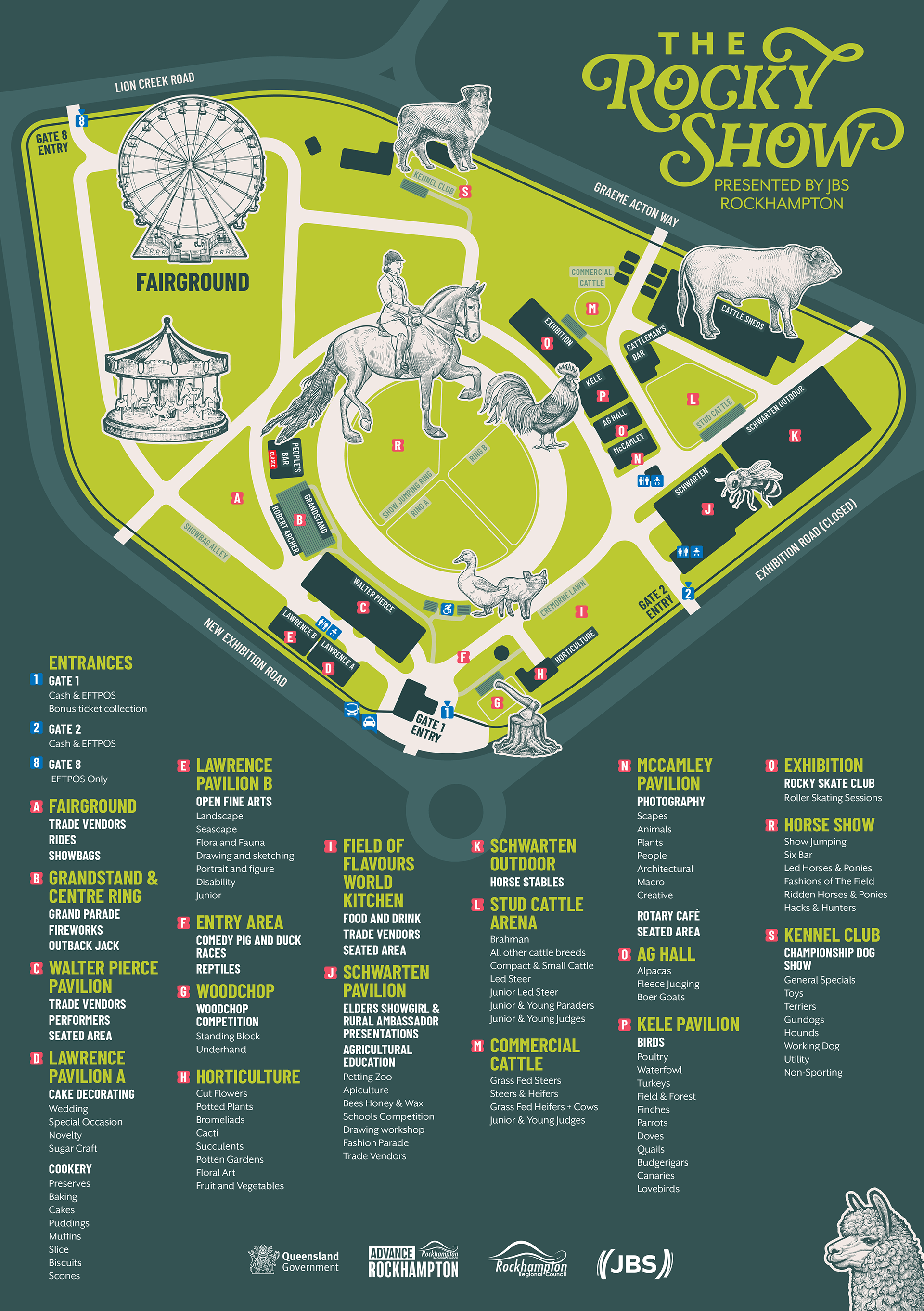 The Rocky Show Map