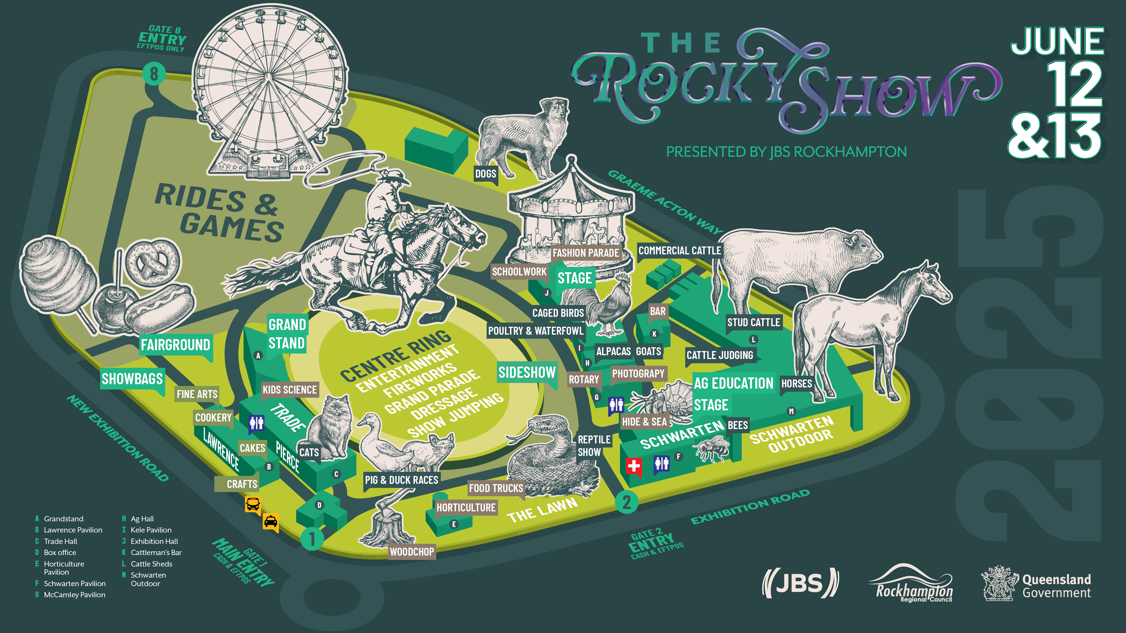 Rocky Show 2025 Map