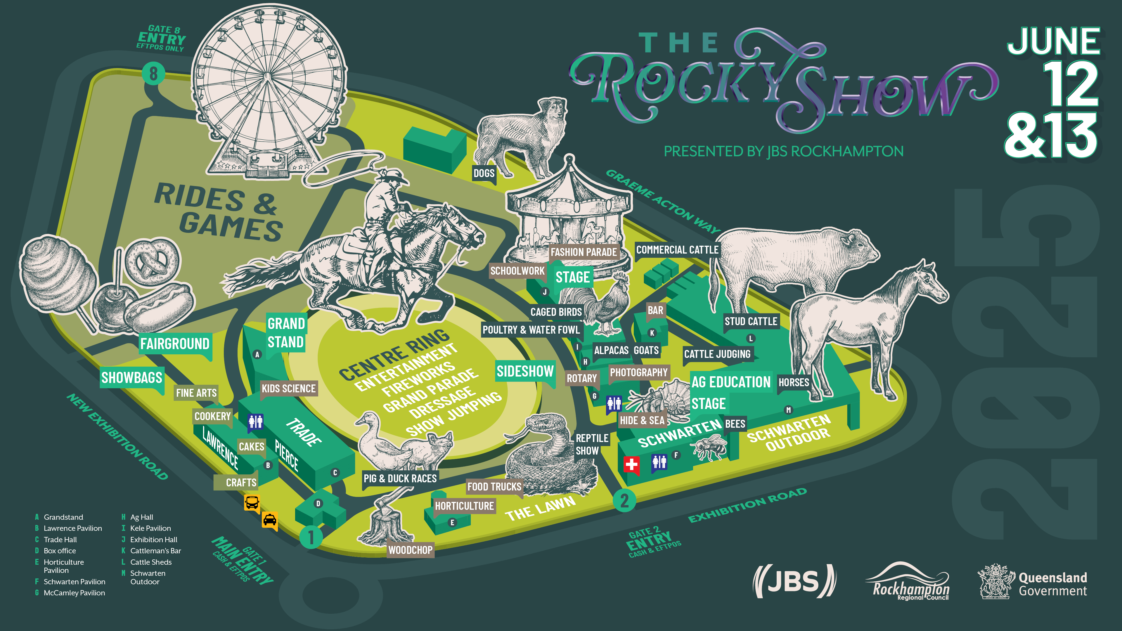 Rocky Show 2025 Map